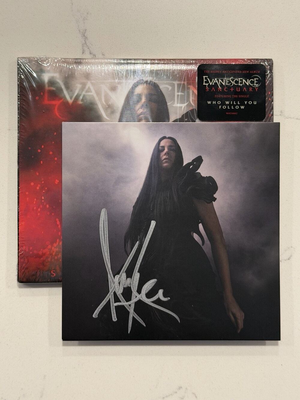 Evanescence Sanctuary CD + Signed Insert by Amy Lee AUTOGRAPHED #2